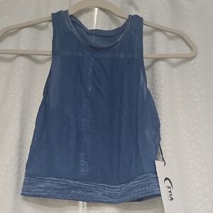 ZYIA Blue Tank Top with Sleek Design